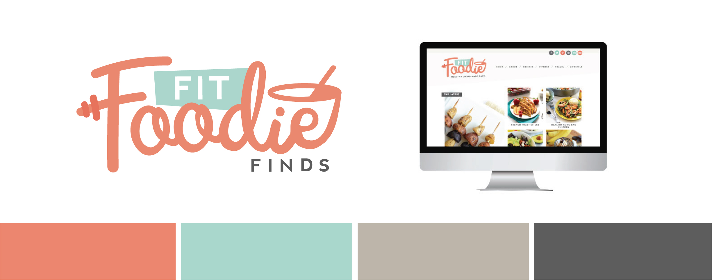 Graphic Designer and Brand Stylist, Melissa Rose, is showing you 6 Ways To Infuse Your Blog Color Palette into Your Blog's Branding. #foodblog | #blogdesign | www.melissarosedesign.com